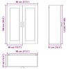 vidaXL Armoire de cuisine avec &eacute;tag&egrave;re Ch&ecirc;ne Sonoma 80 x 31 x 100 cm