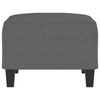 vidaXL Repose-pied Gris fonc&eacute; 70x55x41 cm Tissu