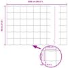 vidaXL Cl&ocirc;ture avec poteau Vert 0,8 x 25 m Acier