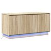 vidaXL Meuble TV 100 x 38 x 49 cm Ch&ecirc;ne Sonoma Bois d'ing&eacute;nierie