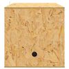 vidaXL Terrarium Marron 80 x 50 x 50 cm OSB