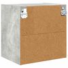vidaXL Armoire suspendue avec stockage Gris b&eacute;ton 40 x 29,5 x 40 cm