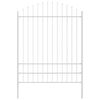 vidaXL Cl&ocirc;ture de jardin 8 pcs Blanc 170 x 225 cm