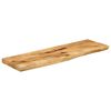vidaXL Dessus de table 100x40x3,8cm bord vif bois massif manguier brut