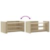 vidaXL Table basse ch&ecirc;ne sonoma 100x50x50 cm bois d'ing&eacute;nierie