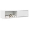 vidaXL Meuble TV blanc 100x31x25,5 cm bois d'ing&eacute;nierie