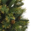 vidaXL Sapin de No&euml;l artificiel avec branches pliables et c&ocirc;nes 150 cm
