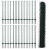 vidaXL Cl&ocirc;ture avec poteau Vert 1,2 x 100 m Acier et PVC