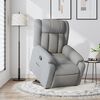vidaXL Fauteuil inclinable Gris clair Tissu