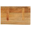 vidaXL Dessus de table &agrave; bord vivant 50x40x2,5 cm bois massif manguier