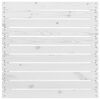 vidaXL Salon de jardin 7 pcs Blanc Bois de pin massif