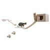 Kerbl Mur d'escalade pour chats Andes 52x40x32 cm Naturel et blanc