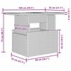 vidaXL Ensemble de canap&eacute; de jardin 6 pcs Beige Poly rotin