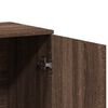 vidaXL Buffets 2 pcs ch&ecirc;ne marron 79x38x80 cm bois d'ing&eacute;nierie