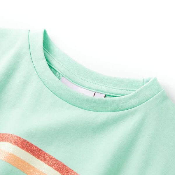 Robe pour enfants avec cordon de serrage vert vif 92