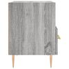 vidaXL Tables de chevet 2 pcs sonoma gris 40x35x47,5 cm
