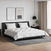 vidaXL Couette avec oreiller 3 pcs Blanc Microfibre
