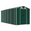 vidaXL Abri de jardin vert 191x470x198 cm acier galvanis&eacute;