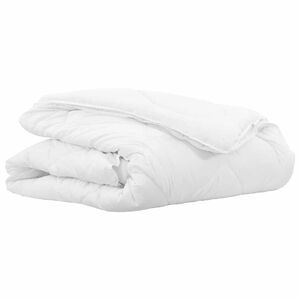 vidaXL Duvet 2-en-1 Blanc 135 x 200 cm Polyester