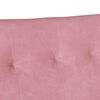 vidaXL Banc Chesterfield Rose 112 x 65,5 x 75 cm Velours