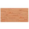 vidaXL Comptoir de salle de bain 100x50x2,5 cm bois massif de h&ecirc;tre