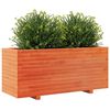 vidaXL Jardini&egrave;re cire marron 110x40x49,5 cm bois de pin massif