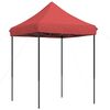 vidaXL Tente de r&eacute;ception pliable escamotable bordeaux 200x200x306 cm