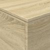 vidaXL Table basse avec lumi&egrave;res LED ch&ecirc;ne sonoma 90x50x40 cm