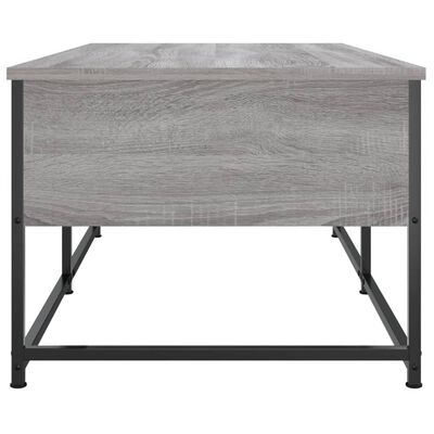 vidaXL Table basse sonoma gris 100x51x40 cm bois d'ingénierie