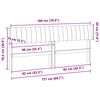 vidaXL T&ecirc;te de lit capitonn&eacute;e Gris clair 180 cm Pin massif