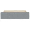 vidaXL Tiroirs de lit 2 pcs gris clair bois d'ing&eacute;nierie et tissu