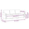 vidaXL Canap&eacute; &agrave; 3 places Jaune 180 cm Velours