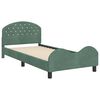 vidaXL Cadre de lit pour enfants avec t&ecirc;te de lit Vert Mer 80 x 200 cm