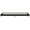 vidaXL Cadre de lit sans matelas noir 90x190 cm bois ingénierie