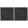 vidaXL Panneaux muraux 2 pc 60,5 x 60 cm Anthracite