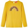 T-shirt enfants &agrave; manches longues ocre 104