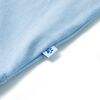 T-shirt pour enfants avec manches courtes bleu clair 128
