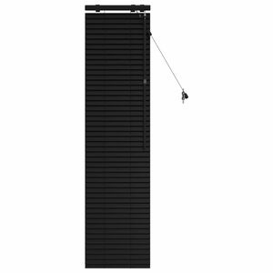 vidaXL Store V&eacute;nitien Noir 40 x 160 cm 35 mm Bois de paulownia massif