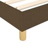 vidaXL Sommier &agrave; lattes de lit avec matelas Marron fonc&eacute; 160x200 cm