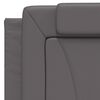 vidaXL Coussin de t&ecirc;te de lit Viana gris 100 cm similicuir