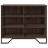 vidaXL Buffet chêne marron 91x35,5x74,5 cm bois d'ingénierie