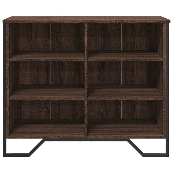 vidaXL Buffet chêne marron 91x35,5x74,5 cm bois d'ingénierie