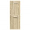 vidaXL Ensemble de meubles de salle de bain 4 pcs ch&ecirc;ne sonoma