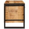 vidaXL Cabinet &agrave; chaussures avec stockage Marron Bois de mangue massif