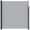 vidaXL Store lat&eacute;ral r&eacute;tractable Gris 500 x 180 cm Polyester