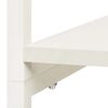 vidaXL Garde-robe Blanc 90x40x167 cm M&eacute;tal et agglom&eacute;r&eacute;