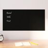 vidaXL Tableau noir magn&eacute;tique mural Noir 80x40 cm Verre tremp&eacute;