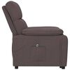 vidaXL Fauteuil Marron fonc&eacute; Tissu
