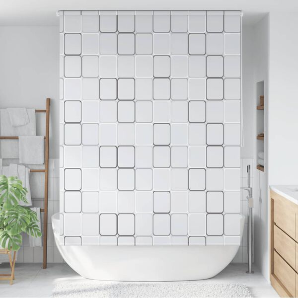 vidaXL Store roulant de douche 160x240 cm Carr&eacute;