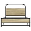 vidaXL Cadre de lit sans matelas 100x190 cm ch&ecirc;ne sonoma